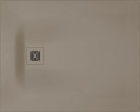 Vorschau: Duravit Sustano Duschwanne 100x80cm, rechteckig, schneidbar, greige matt 720273640000000