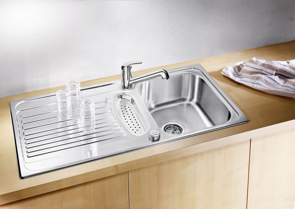 Blanco Tipo 5 S Edelstahlspüle, Becken reversible einbaubar, edelstahl naturfinish 526336