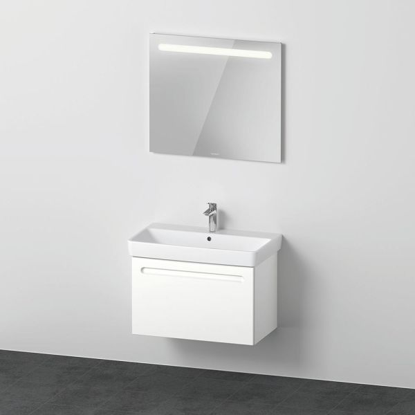 Duravit No.1 Badmöbel-Set 80cm mit Waschtisch und Spiegel N10158018180000