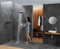 Vorschau: Hansgrohe Rainfinity Kopfbrause 250 1jet mit Wandanschluss