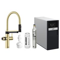 Blanco Evol-S Pro Soda & Filter Küchenarmatur 527427 satin gold