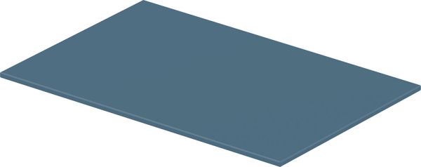 Duravit DuraSquare Glaseinleger für Metallkonsole passend zu Waschtisch 235350 stone blue