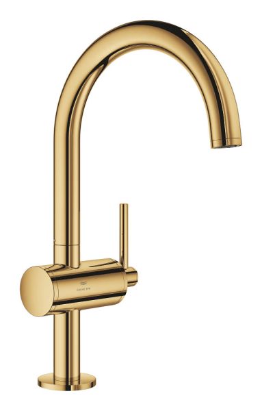 Grohe Atrio Waschtischarmatur L-Size mit Push-Open, cool sunrise 24362GL0