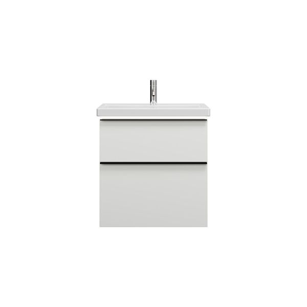 Burgbad Eqio Keramik-Waschtisch 63cm mit Unterschrank & LED-Beleuchtung