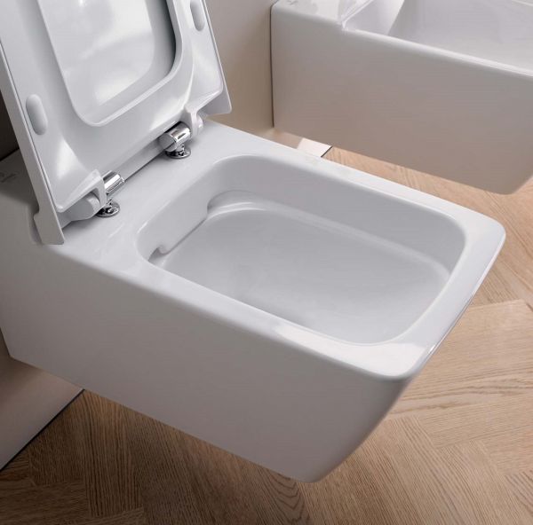 Geberit Xeno² Tiefspül-WC wandhängend, ohne Spülrand, weiß KeraTec