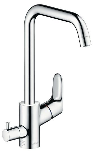 Hansgrohe Focus M41 Einhebel-Küchenmischer 260 mit Geräteabstellventil, chrom