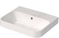 Vorschau: Duravit Happy D.2 Plus Aufsatzbecken 50x40cm rechteckig, ohne Hahnloch, WonderGliss, weiß