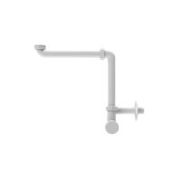 HL Raumspar-Waschtisch-Möbelsiphon DN40x5/4Z, weiß HL137N/40