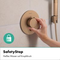 Vorschau: hansgrohe Ecostat Comfort S Thermostat Unterputz 1 Funktion, brushed bronze