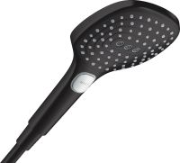 hansgrohe Raindance Select E Duschkopf 120 3 Strahlarten PowderRain schwarz matt 28728670
