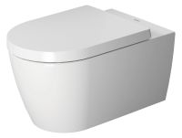 Duravit ME by Starck Wand-WC, HygieneGlaze, mit Spülrand, weiß