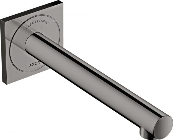Axor Uno Elektronik-Waschtischmischer 220 Unterputz, für Wandmontage polished black chrome 45111330