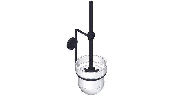 Giese Gifix Uno Toilettenbürstengarnitur schwarz 33073-14