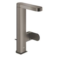 Grohe Plus Waschtischbatterie, L-Size, Zugstangen-Ablaufgarnitur, hard garphite gebürstet 23851AL4