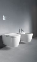Vorschau: Duravit ME by Starck Wand-WC rimless Set mit SoftClose WC-Sitz, weiß 45290900A1