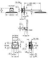 Vorschau: Grohe Precision SmartControl UP-Duschsystem chrom 34874000