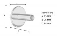 Vorschau: Smedbo Dry Montage-Kit für versteckten Elektroanschluss für FK717, edelstahl poliert