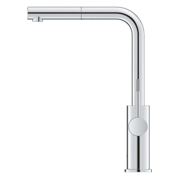 Grohe Blue 2.0 5-in-1-Armatur, L-Auslauf, ausziehbar, chrom