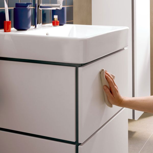 hansgrohe Xilesa E Unterschrank 48x47cm für Handwaschbecken mit 2 Schubkästen, Grifffuge