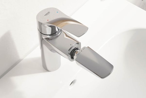 Grohe Eurosmart Waschtischbatterie M-Size mit herausziehbarem Auslauf und Push-Open, chrom 23976003 