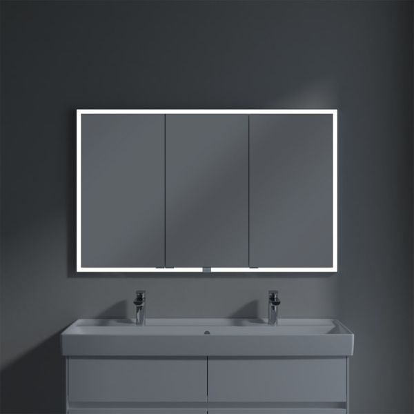 Villeroy&Boch My View Now LED-Einbau-Spiegelschrank Unterputz 120x75cm A4561200