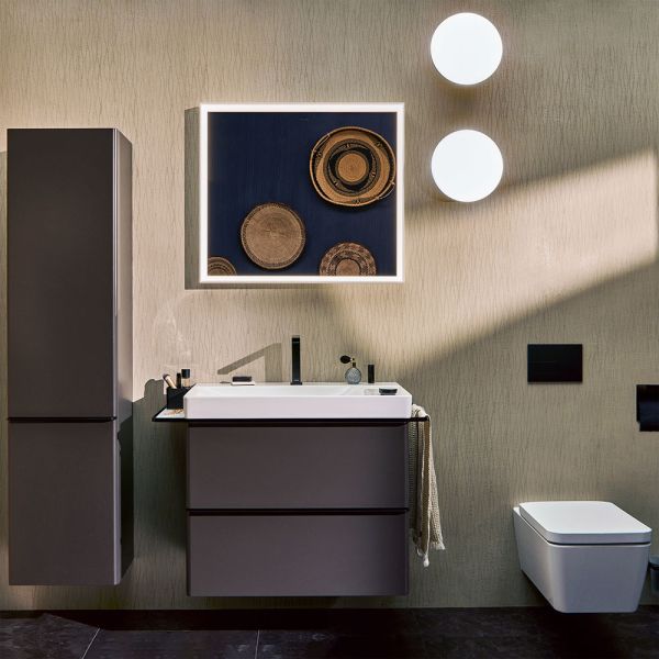 Hansgrohe EluPura Q Wand-WC Set spülrandlos mit WC-Sitz, HygieneEffect, weiß