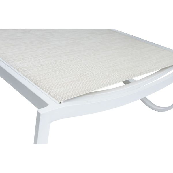 KETTLER DINING DIAMOND Stapelliege weiß matt beige 0103914-5800