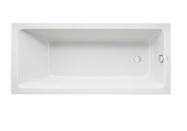 Duravit No.1 Rechteck-Badewanne 160x70cm, weiß