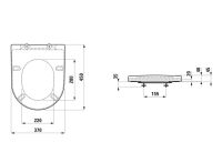 Vorschau: Laufen Pro X WC-Sitz mit Deckel, abnehmbar