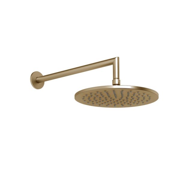 Gessi Anello Kopfbrause Wandmontage, warm bronze gebürstet 63348726