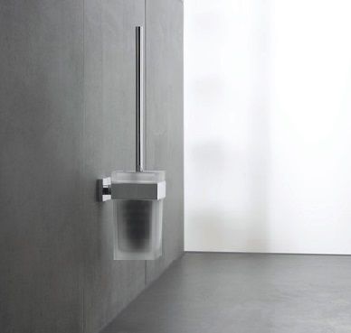 Duravit Karree Toilettenbürstengarnitur, rechteckige Form, wandhängend, chrom 0099571000
