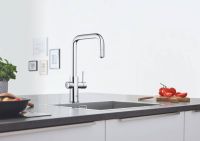 Vorschau: GROHE Blue Home U-Auslauf Starter Kit Küchenarmatur 31543000 chrom Spüle