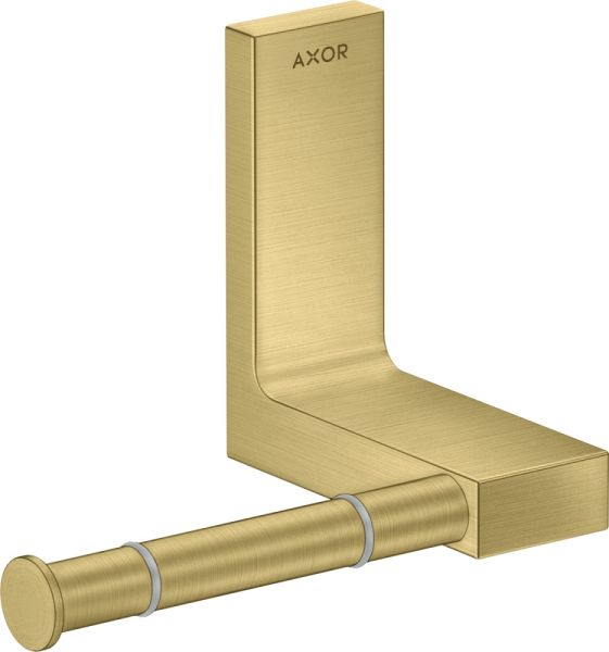 Axor Universal Rectangular Toilettenpapierhalter, brushed brass 42656950