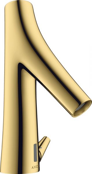 Axor Starck Organic Elektronik-Waschtischmischer m.Temperaturregulierung, m.Netzanschluss polished gold optic 12173990