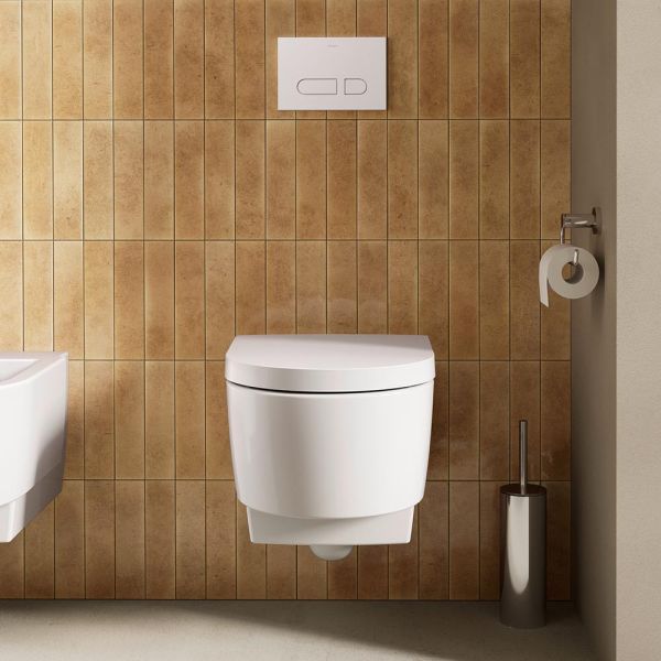 Duravit Balcoon Wand-WC 37x54cm, spülrandlos, DuraShield, weiß