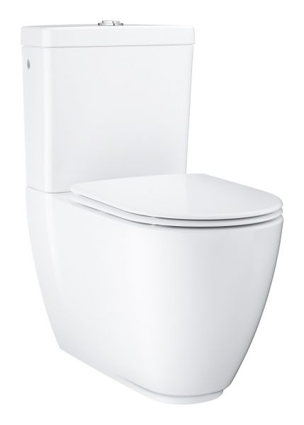 Grohe Essence Stand-WC-Kombination spülrandlos, weiß PureGuard