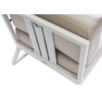 Vorschau: KETTLER OCEAN SKID PLATFORM Mittelteil Sunbrella®, weiß matt linen chalk 0105939-5220