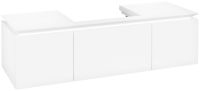 Vorschau: Villeroy&Boch Legato Waschtischunterschrank 140x50cm für Aufsatzwaschtisch, 3 Auszüge, glossy white, B68400DH