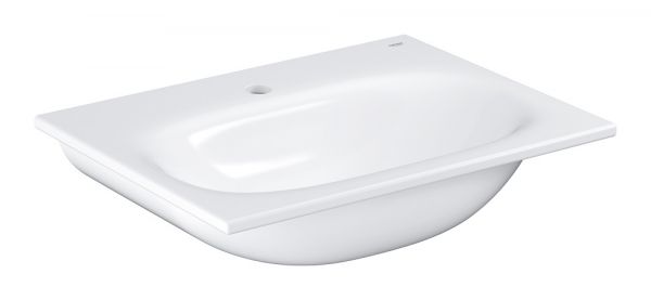 Grohe Essence Möbelwaschtisch 60x46cm, mit 1 Hahnloch, mit Überlauf, weiß PureGuard