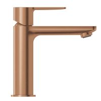 Vorschau: Grohe Lineare Waschtischbatterie S-Size, Push-open Ablaufgarnitur, warm sunset gebürstet