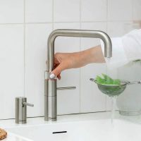 Quooker Fusion Square Kochendwasser-Wasserhahn edelstahl 3FS