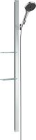 Vorschau: Hansgrohe Rainfinity Brauseset 130 3jet mit Brausestange 150cm, chrom