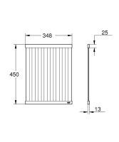Vorschau: Grohe Abtropfgestell 45x34,8cm zusammenklappbar, hard graphite gebürstet