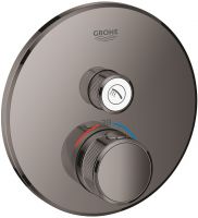 Vorschau: Grohe Grohtherm SmartControl Thermostat-Brausebatterie mit 1 Absperrventil, rund, wassersparend