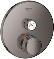 Grohe Grohtherm SmartControl Thermostat-Brausebatterie mit 1 Absperrventil, rund, wassersparend