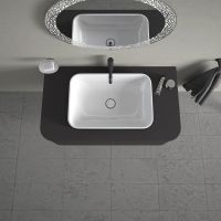 Vorschau: Duravit Happy D.2 Plus Aufsatzbecken 60x40cm weiss/anthrazit