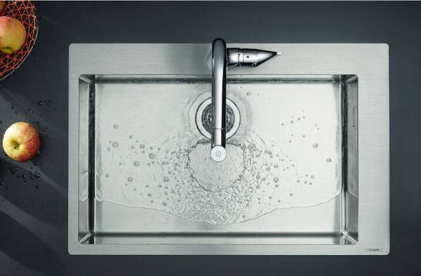 Hansgrohe S71 S711-F660 Einbauspüle 660, edelstahl