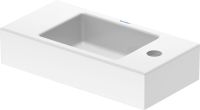 Vorschau: Duravit Vero Air Handwaschbecken 50x25cm, ohne Überlauf, mit Wondergliss, weiß 07245000081