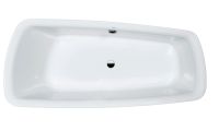 Laufen Palomba Einbau-Badewanne aus Sanitäracryl, 80mm Rand, 180x80cm, weiß, H2438000000001