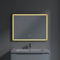 Vorschau: Villeroy&Boch Subway 3.0 LED-Spiegel, 100x75cm, mit Sensordimmer, schwarz matt